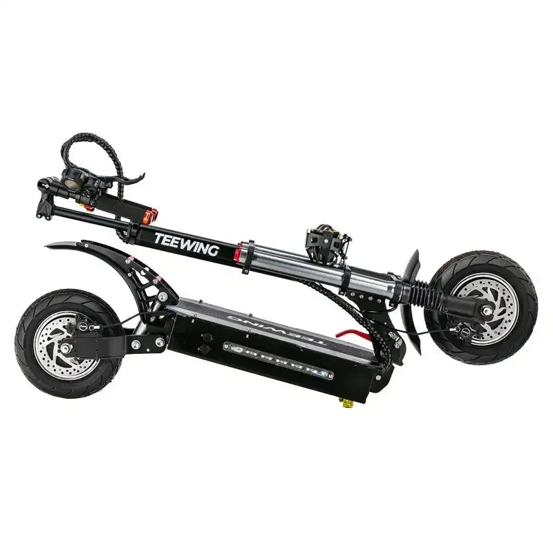 TEEWING X3 Adult Electric Scooter,3200W Motor,52V28Ah Bttery Folding E-Scooter, 10 Inch Fat Tire,E-Mountain Scooter