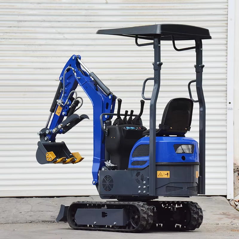 US EPA Mini Excavator 1.2 Ton with Side Swing Arm NEW Free Shipping EURO 5 Mini Bagger Digger with Core Motor & Pump Components
