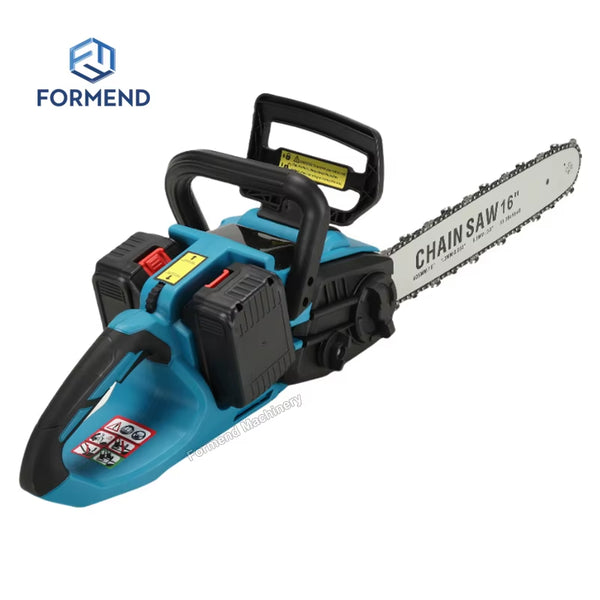 42V Dual Battery Electric Chain Saw High Power Brushless Rechargeable Lithium 16 & 18 Inch Industrial for Sale