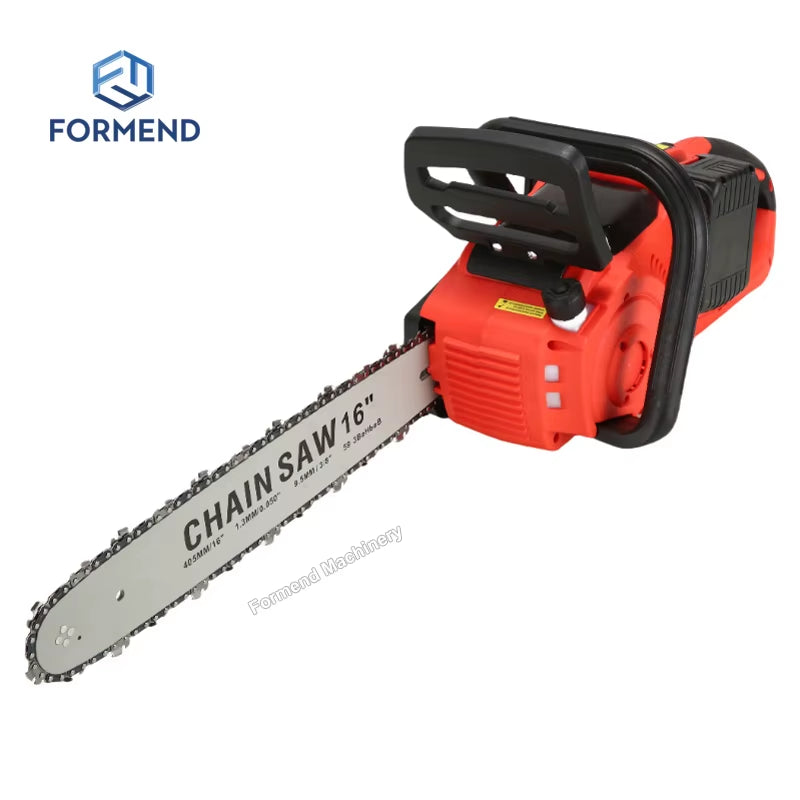 42V Dual Battery Electric Chain Saw High Power Brushless Rechargeable Lithium 16 & 18 Inch Industrial for Sale