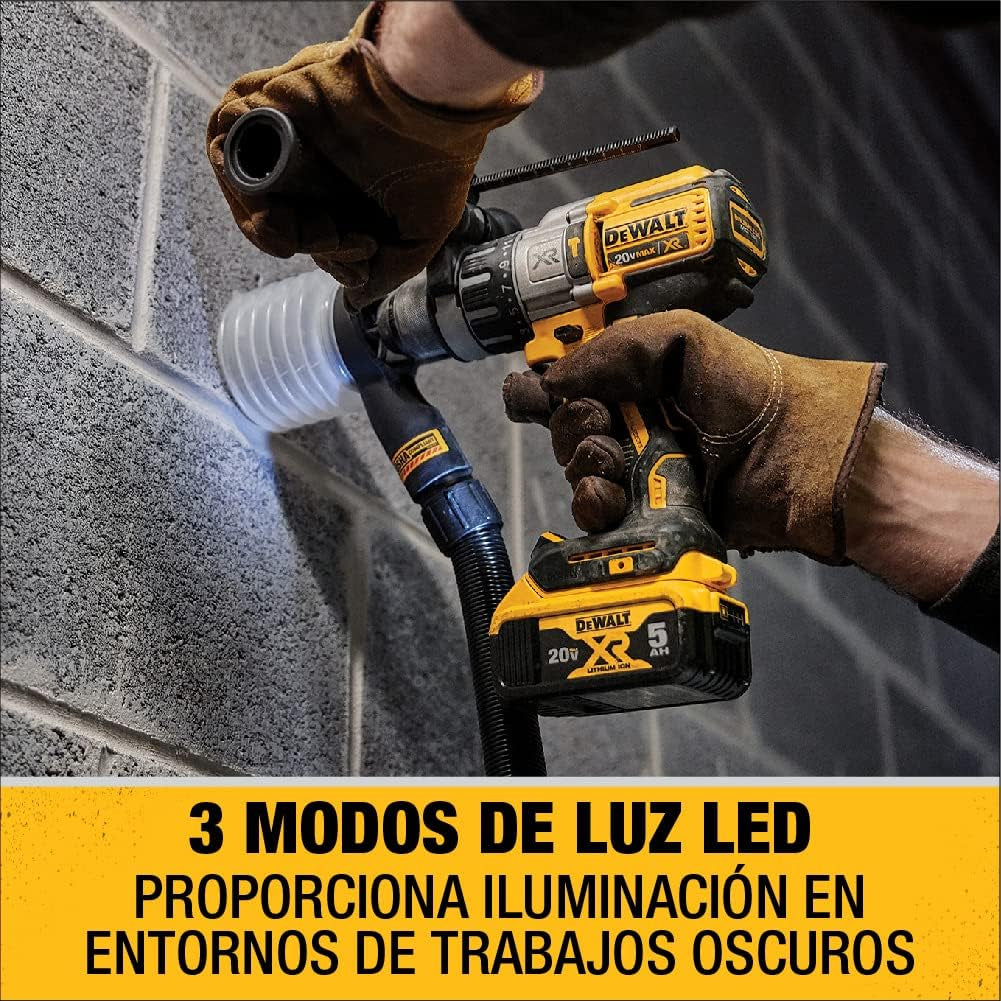 20V MAX XR Cordless Hammer Drill Driver Brushless, Heavy Duty 1/2", 3-Speed, Tool Only (DCD996B)