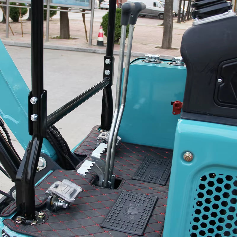 Mini Excavator 1.8 Tons engine, Integrated and Durable, Can Dig up to 2 Meters Deep, EAP Suitable for Garden, Farm