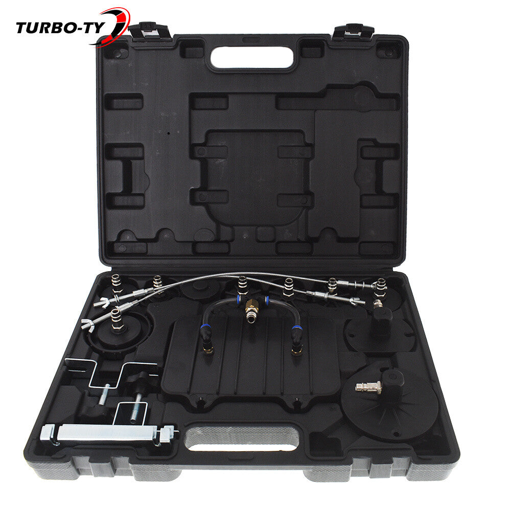 Portable Pneumatic Air Pressure Kit Brake & Clutch Bleeder Valve System Tool