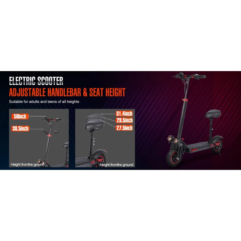 J11PLUS Escooters 1200W Motor 48V21Ah Battery with Front and Rear Turn Signals Electric Scoote 11-Inch Off-Road Tires E-Scooter