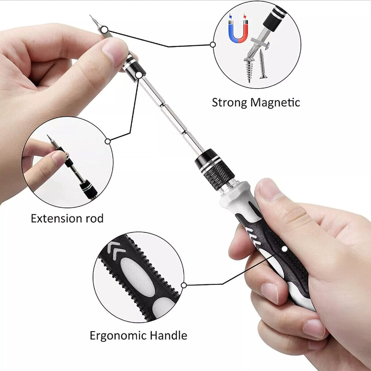 125 in 1 Magnetic Precision Screwdriver Set Computer PC Phone Repair Tool Kit