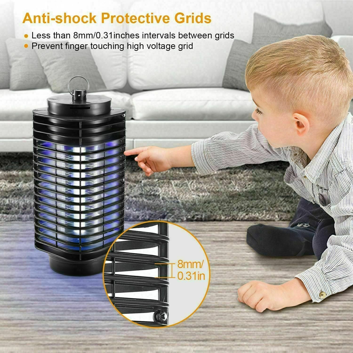 Electric Mosquito Fly Bug Insect Zapper Killer Trap Pest Control Outdoor/Indoor