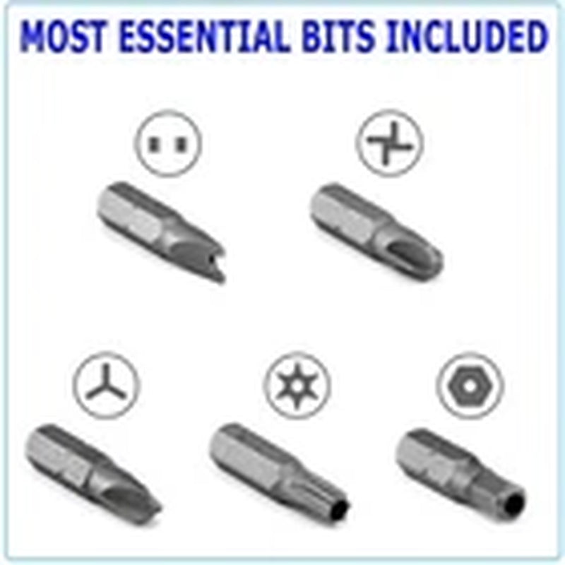 33 Tamper Proof Security Torq Hex Star Spanner Tri Wing Screwdriver Torx Bit Set