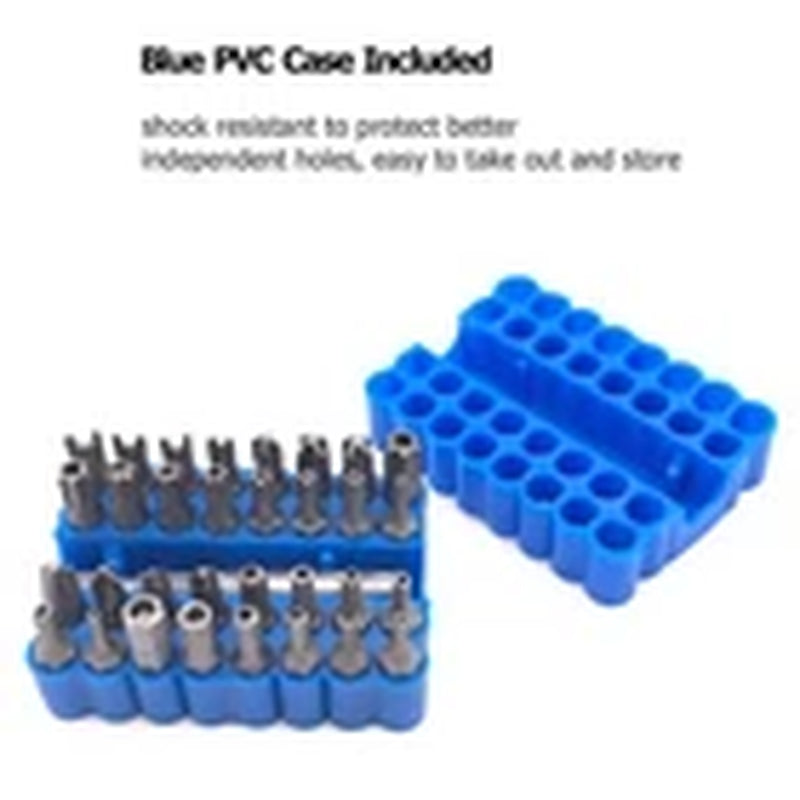 33 Tamper Proof Security Torq Hex Star Spanner Tri Wing Screwdriver Torx Bit Set