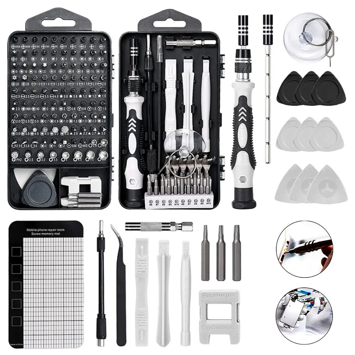 125 in 1 Magnetic Precision Screwdriver Set Computer PC Phone Repair Tool Kit