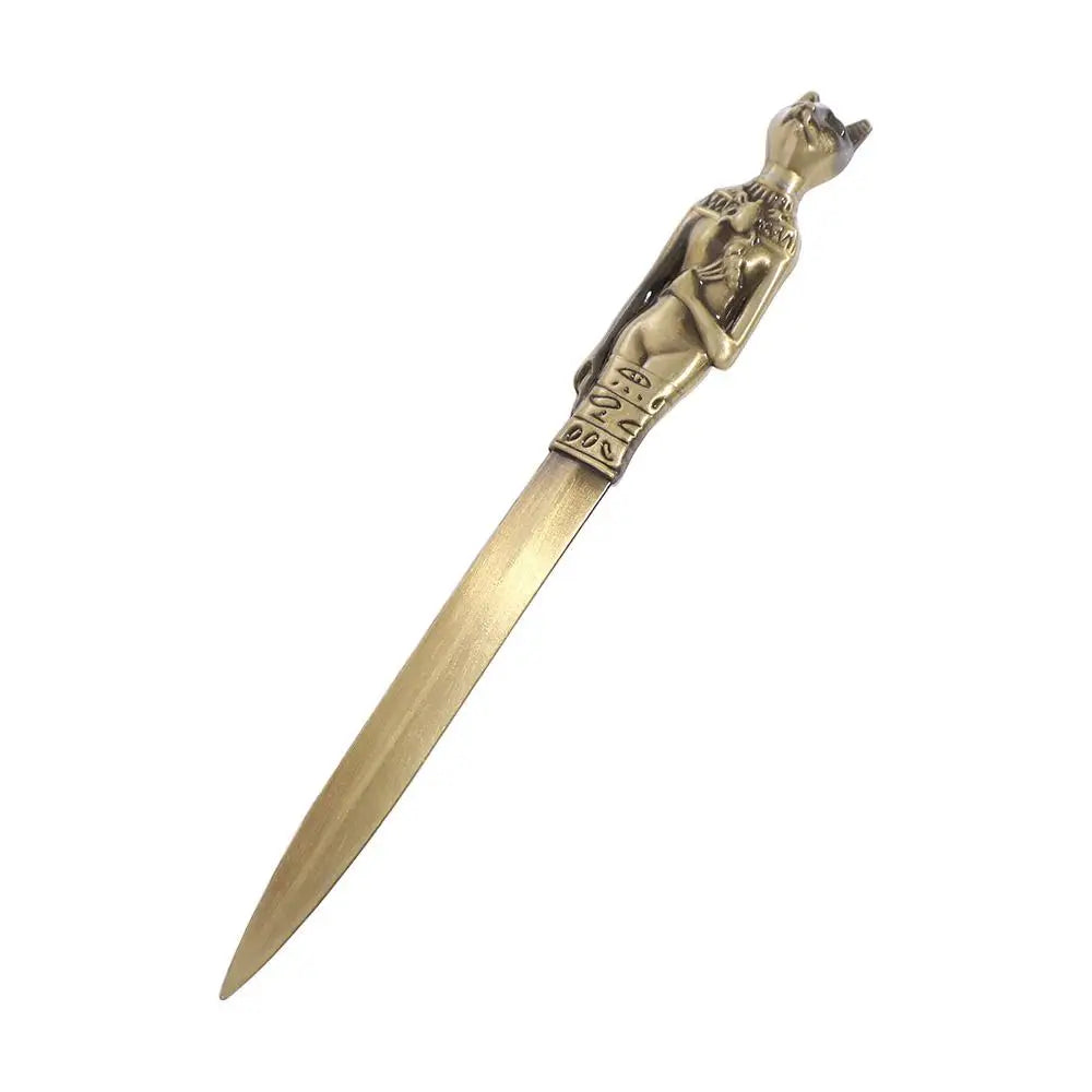 Egyptian Pyramid Pharaoh Envelope Opener DIY Crafts Tool Zinc Alloy Express Opener Letter Opening Tool Ancient