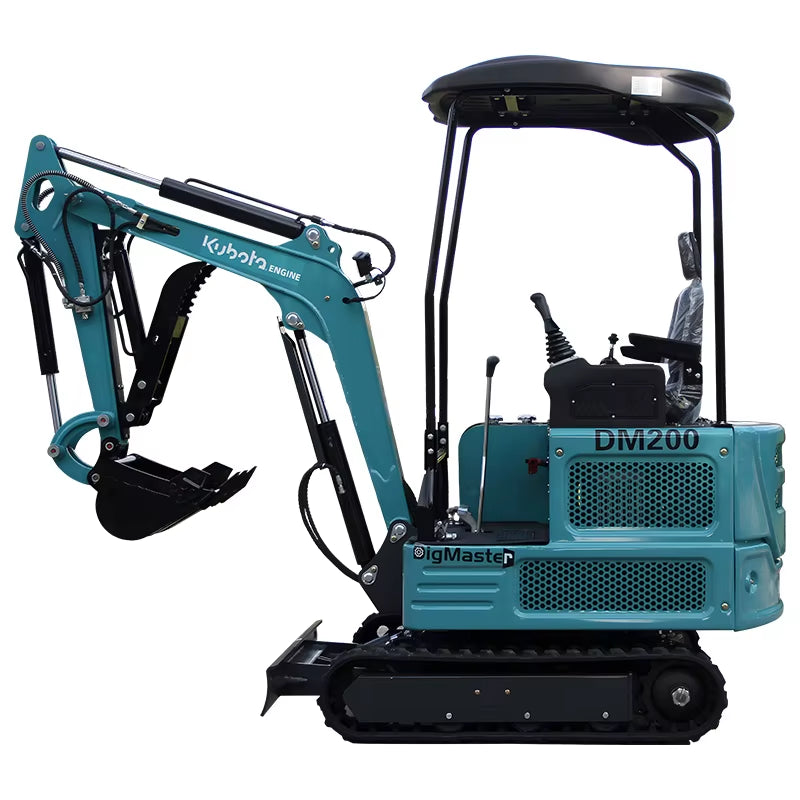 Mini Excavator 1.8 Tons engine, Integrated and Durable, Can Dig up to 2 Meters Deep, EAP Suitable for Garden, Farm
