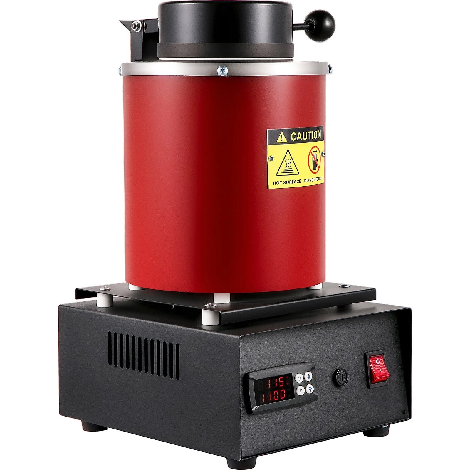 Electric Gold Melting Furnace W/ 1KG & 3KG Graphite Crucible & Ingot Mold
